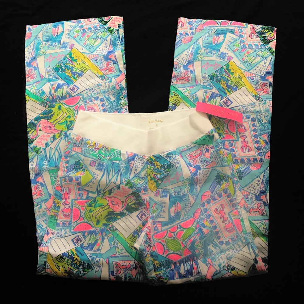Lilly Pulitzer medium beach palazzo pants NWT